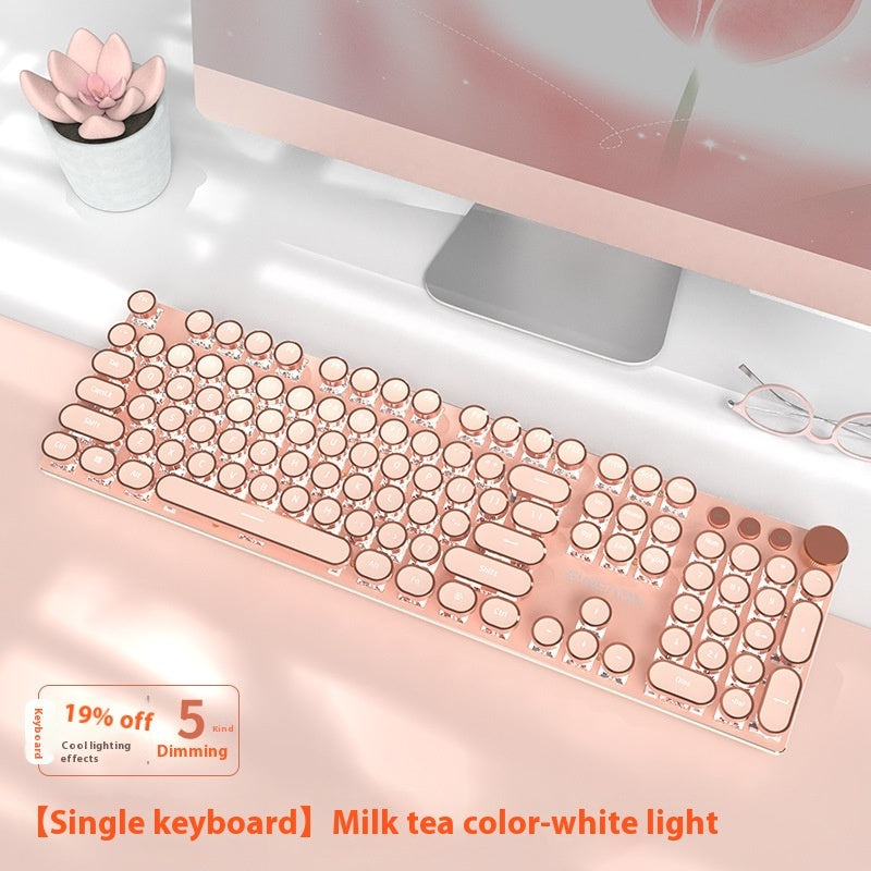 E-sports Machinery Keyboard Wired Wireless Bluetooth Office