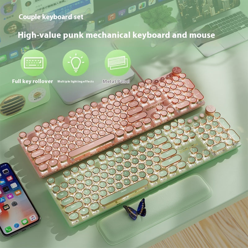 E-sports Machinery Keyboard Wired Wireless Bluetooth Office