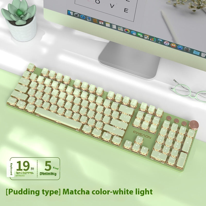 E-sports Machinery Keyboard Wired Wireless Bluetooth Office